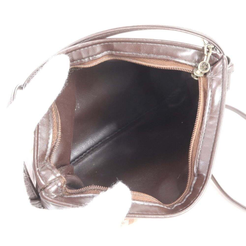 CHRISTIAN DIOR Vintage Brown Leather Trotter Shoulder Bag - Picture 7 of 9